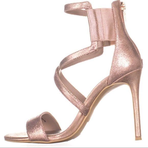 DKNY suede rose gold heels - Picture 6 of 6